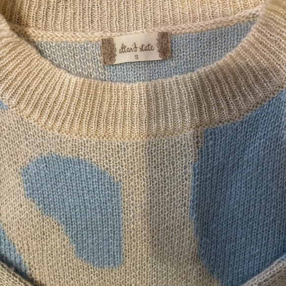 Oversize blue smiley sweater - Picture 2 of 6